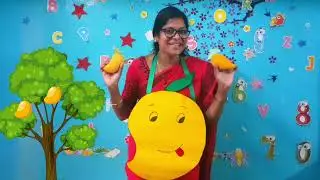 Two yellow Mangoes / RHYMES TIME / Mango Fruit Day / Diana's Classroom.