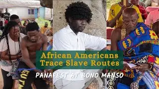 African Americans Trace Slave Routes In Ghana at Bono Manso #history  #Ghana #Slavery #Bonomanso