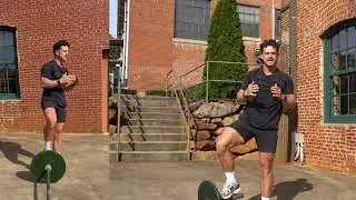 Landmine Jerk Drill: Overhead Switches