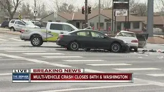Stolen puffer crashes into 2 cars in Thornton