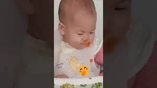 BABY EATING CARROTS: Why Baby Love Them So Much!    #babyreaction #babyfood #babylaughing #babylove