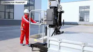 high quality single mast aluminum alloy lifter