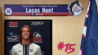 Lucas Hunt - 16 Goals/29 Games - Left Footed - Winger - Born 2002 - Colorado State University Pueblo