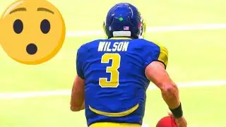 Russell Wilson BEAUTIFUL TOUCHDOWN SCRAMBLE! Madden 19 Ultimate Team Gameplay