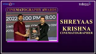 Shreyaas Krishna - Indian Cinematographer | India Joy 2022 | Indywood Cinematography Awards
