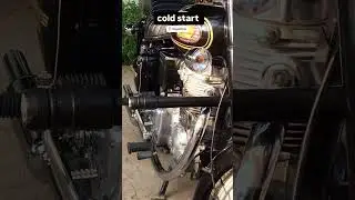 1982&rsquo;s ci bullet cold start #oldbullet #cibullet #rahasthan