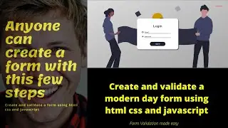 How to Create and Validated a form | toggle password