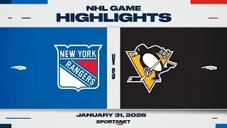 NHL Highlights | Rangers vs. Penguins - January 31, 2026