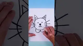 How To Draw a Cat - FAST using 4 simple shapes.