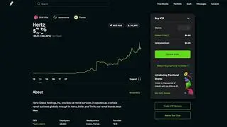 HTZ is through the roof! - Robinhood Investing
