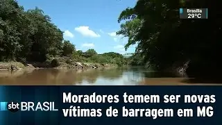 Moradores de Congonhas, em MG, temem rompimento de barragem | SBT Brasil (02/02/19)