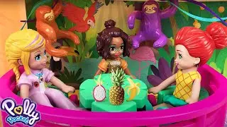 TIKI PARTY SURPRISE! 🍍 Escape to Jungleland  @PollyPocket  | 3D Passport Adventures | Full Episode