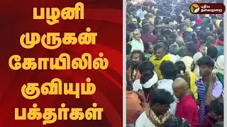பழனி முருகன் கோயிலில் குவியும் பக்தர்கள் | Thaipusam | Murugan Temple