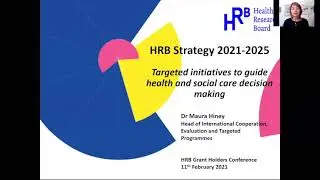Targeted initiatives to guide health and social care decision making - Dr Maura Hiney
