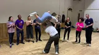 Beginner Lindy Hop Aerials workshop with Swing Patrol Brighton Scott Cupit & Arrianne Oshea