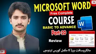20# Microsoft Word Review Tab Full Tutorial | Track Changes & Comments | Free Complete Course