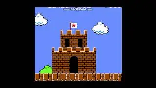 Playing Super mario on GBA