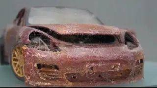 Abandoned Subaru WRX Model Restoration | Satisfying ASMR Cleaning