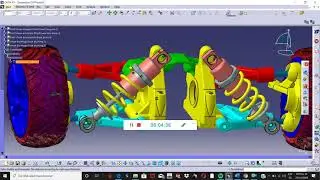Movimiento suspensión CATIA V5 Kinematics