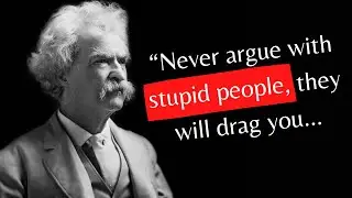 Never Argue with Stupid People, They Can.. | MARK TWAIN | Mark twain quotes | mark twain best quotes