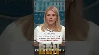 Karoline Leavitt says NPR and PBS are not honest news agencies