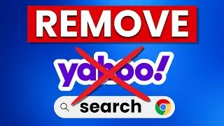 How To REMOVE YAHOO SEARCH From Chrome (FAST & EASY)