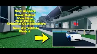 Mad City [HERO+VILLAIN] [NEW AIRPORT+SNOWMELT+WEEK6] |RobloxMadCity