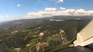 CL30 Blue Jet - LFMQ (Le Castellet) Visual Approach - P/F BEN
