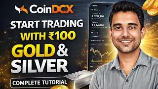 CoinDCX Gold & Silver Trading Tutorial | ₹100 Se Gold Me Invest Kaise Kare | Full Guide Hindi