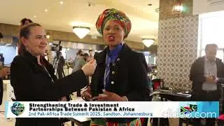 Participant of 2nd Pak Africa Trade Summit expresses her views