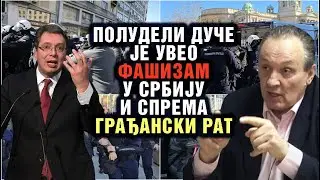 Branko Draga&scaron;: POLUDELI DUČE JE UVEO FA&Scaron;IZAM U SRBIJU I SPREMA GRAĐANSKI RAT