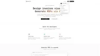 make-bill: an api-first pdf generator