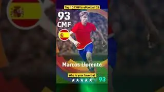 Top 10 CMF in eFootball 2023 mobile | Pes 23 #konami