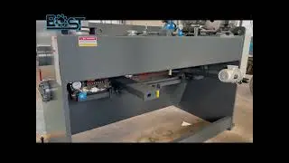 Heavy-Duty Shearing Machine in Action | Precision Steel Cutting Power