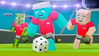 WIR SPIELEN TROLL FUSSBALL - Minecraft Freunde