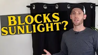 Installing Nicetown Blackout Curtains | Do they DARKEN the room and CONTROL the temperature?