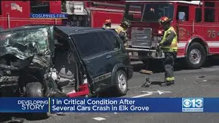 4 Injured After Car Drives Into Oncoming Traffic In Elk Grove