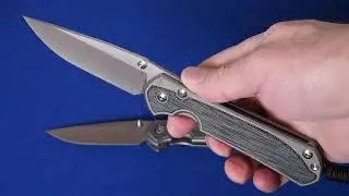 Ножи Chris Reeve Sebenza Large 31 & Small 31 Black Canvas Micarta USA
