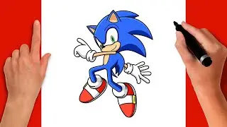 How to Draw SONIC THE HEDGEHOG - Sonic the Hedgehog 3