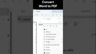 Convert Word(.docx) to PDF file with Python #tutorial #programming #python #coding #shorts