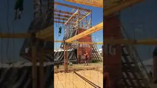 Perry glides through the KONG Tough Mudder obstacle May 17, 2017