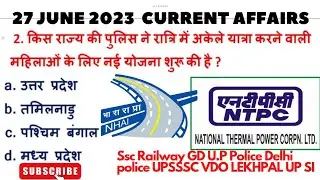 27 June 2023 Current affairs 