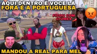 PODEROSO BAGUAL ENCONTROU A MEL E ELA ESTÁ COM CIÚMES DA PORTUGUESA! ELE MANDOU O PAPO PARA ELA