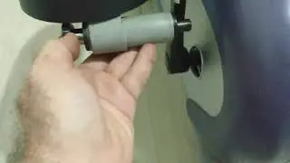Montagem do parafuso pedal Orbitrek nas condições normais