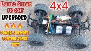 4wd rc truck test after upgrade | fs-gt2 transmitter range test | modified rc car testing