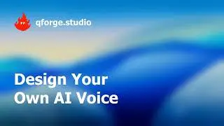 #5 Create a Character With a Custom AI Voice in 2 Minutes | qforge.studio