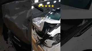 Crash test 2023 XPENG G9, LHD, five star rating, safe SUV