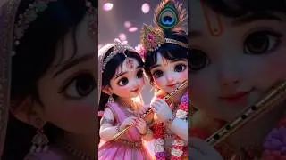 Radha Krishna Prem 💫 Ultra Realistic 3D #ai #trendingshorts