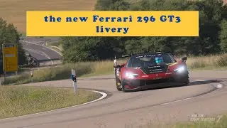 The new Ferrari 296 GT3 livery