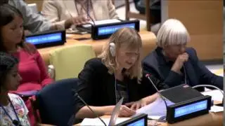 Ms. Helen Dennis - Christian Aid and ACT Alliance - June UN Post-2015 negotiations